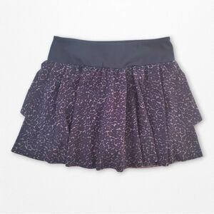 Varley Adams Leopard Print Athletic Skort, Size S